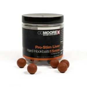 Iscas de anzol duras Ccmoore Pro-Stim Liver 24 mm