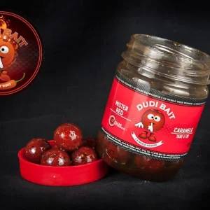 Hook Baits Solúveis Dudi Bait Glugged Mister Vermelho Super Hot 24 mm