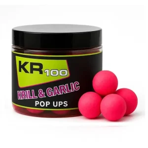 Pop Ups Krom Quality KR100 Krill e Garlic Rosa 12mm