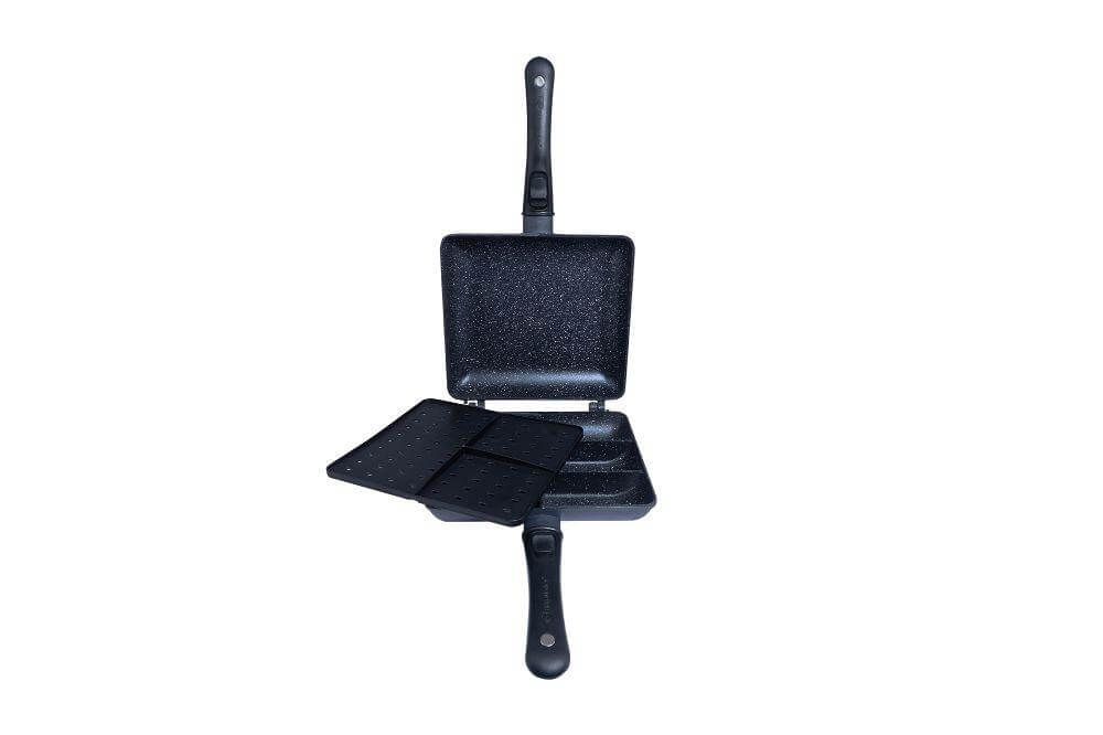 Frigideira Ridge Monkey Panela combinada Connect Granite XXL - Image 4